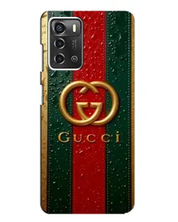Чехол для ZTE Blade A52 с картинкой «Gucci — фирменная полоса и золото» Чехол для ZTE Blade A52 с картинкой «Gucci — фирменная полоса и золото»