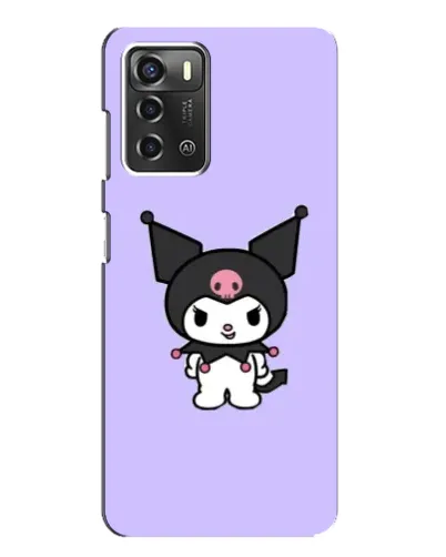 Чехол для ZTE Blade A52 с картинкой «Kuromi — нежный фиолетовый»