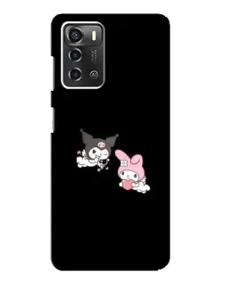 Чехол для ZTE Blade A52 с картинкой «My Melody и Kuromi»