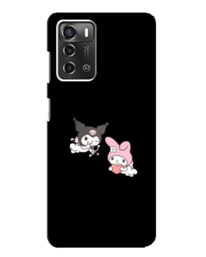 Чехол для ZTE Blade A52 с картинкой «My Melody и Kuromi»