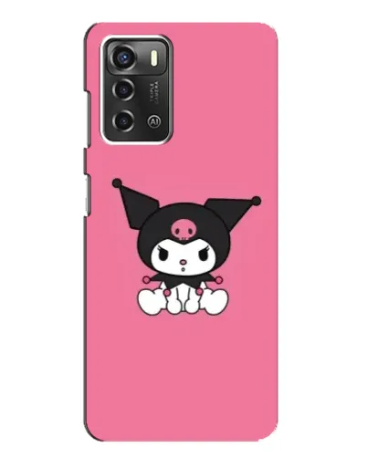 Чехол для ZTE Blade A52 с картинкой «Хмурая Kuromi»