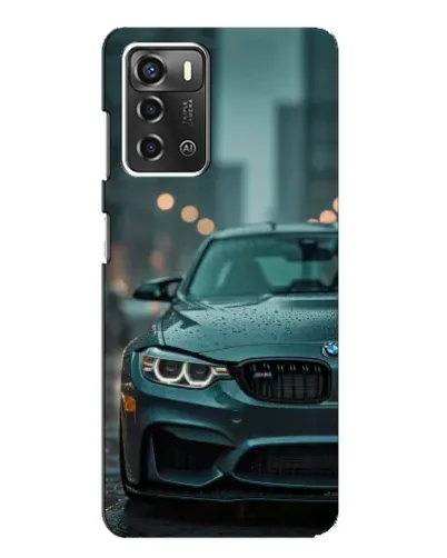 Чохол для ZTE Blade A52 з картинкою «BMW у вогнях міста» Чохол для ZTE Blade A52 з картинкою «BMW у вогнях міста»