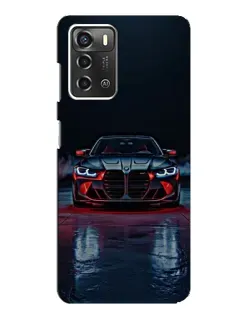 Чохол для ZTE Blade A52 з картинкою «BMW на мокрій дорозі»