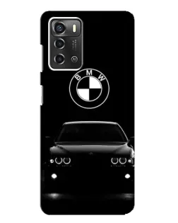 Чохол для ZTE Blade A52 з картинкою «BMW — погляд з темряви»
