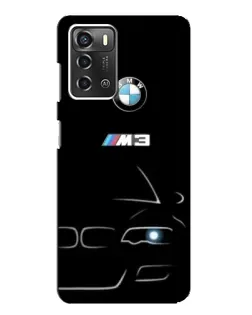 Чохол для ZTE Blade A52 з картинкою «Мінімалістичний принт BMW M3»
