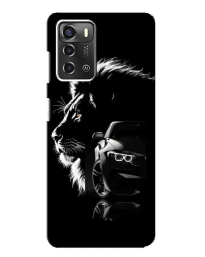 Чохол для ZTE Blade A52 з картинкою «BMW та лев» Чохол для ZTE Blade A52 з картинкою «BMW та лев»
