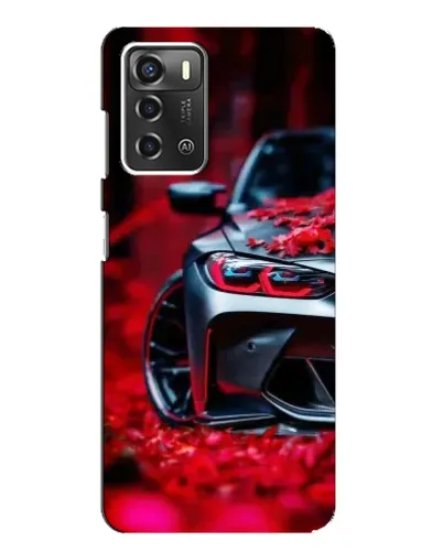 Чохол для ZTE Blade A52 з картинкою «Спортивна BMW та квіти» Чохол для ZTE Blade A52 з картинкою «Спортивна BMW та квіти»