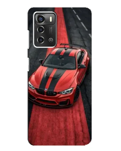 Чохол для ZTE Blade A52 з картинкою «BMW на червоній доріжці» Чохол для ZTE Blade A52 з картинкою «BMW на червоній доріжці»