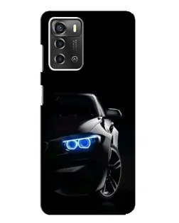 Чехол для ZTE Blade A52 с картинкой «BMW — ночной взгляд»