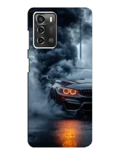 Чехол для ZTE Blade A52 с картинкой «BMW M-Power — абстракция»