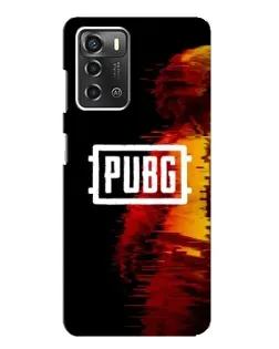 Чохол для ZTE Blade A52 з картинкою «Яскравий логотип PUBG»
