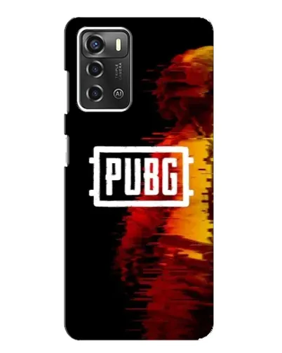 Чохол для ZTE Blade A52 з картинкою «Яскравий логотип PUBG»