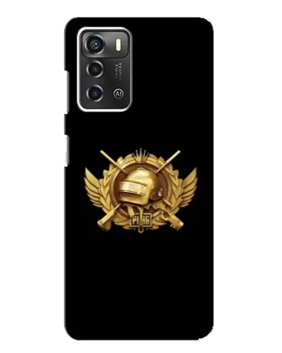 Чохол для ZTE Blade A52 з картинкою «PUBG — помаранчевий градієнт»
