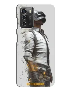 Чохол для ZTE Blade A52 з картинкою «PUBG — боєць у пилу»