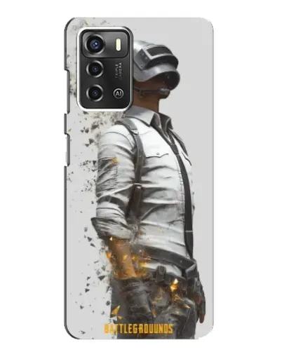 Чохол для ZTE Blade A52 з картинкою «PUBG — боєць у пилу»