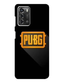 Чохол для ZTE Blade A52 з картинкою «PUBG — рамка лого»