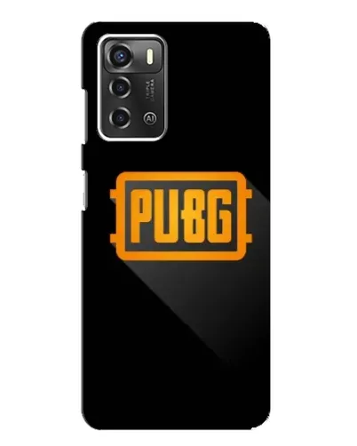 Чохол для ZTE Blade A52 з картинкою «PUBG — рамка лого»