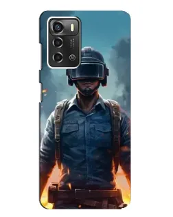 Чохол для ZTE Blade A52 з картинкою «PUBG — реалістичний герой»