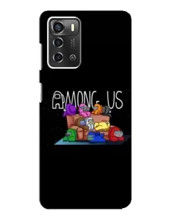 Чохол для ZTE Blade A52 з картинкою «Логотип Among Us»