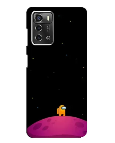 Чохол для ZTE Blade A52 з картинкою «Самотній герой на планеті»