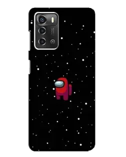 Чохол для ZTE Blade A52 з картинкою «Червоний Among Us»