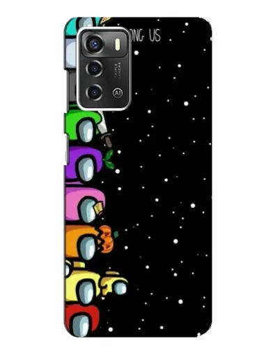 Чохол для ZTE Blade A52 з картинкою «Команда Among Us»