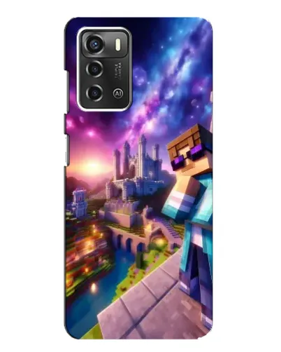 Чохол для ZTE Blade A52 з картинкою «Стів та космос»