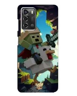Чохол для ZTE Blade A52 з картинкою «Стів та гусь» Чохол для ZTE Blade A52 з картинкою «Стів та гусь»
