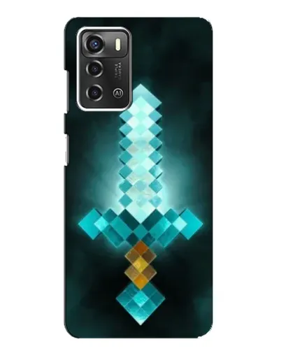 Чохол для ZTE Blade A52 з картинкою «Алмазний меч неон»