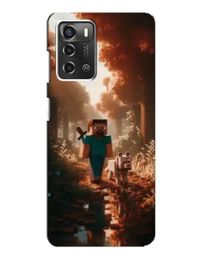 Чохол для ZTE Blade A52 з картинкою «Стів у лісі»