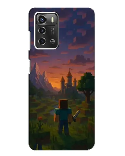 Чохол для ZTE Blade A52 з картинкою «Стів біля вежі»