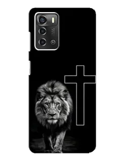 Чехол для ZTE Blade A52 с картинкой «Лев и Крест» Чехол для ZTE Blade A52 с картинкой «Лев и Крест»
