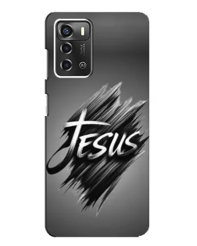 Чехол для ZTE Blade A52 с картинкой «Надпись Jesus Graffiti»