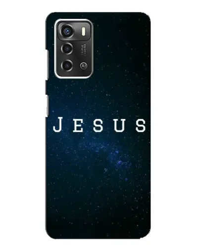 Чехол для ZTE Blade A52 с картинкой «Звездное небо Jesus»