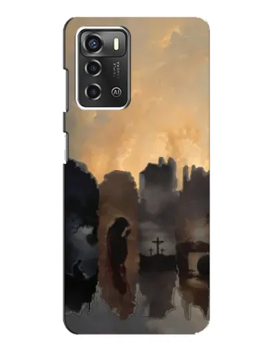 Чехол для ZTE Blade A52 с картинкой «Дорога к вере»