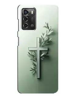 Чехол для ZTE Blade A52 с картинкой «Оливковая ветвь»