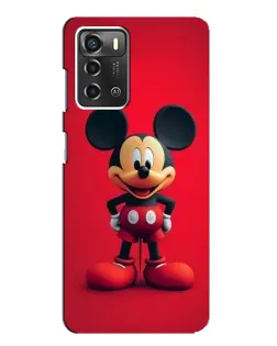 Чехол для ZTE Blade A52 с картинкой «Mickey в полный рост»