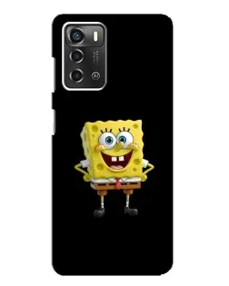 Чохол для ZTE Blade A52 з картинкою «Класичний Губка Боб»
