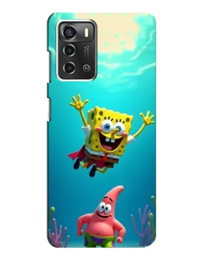 Чохол для ZTE Blade A52 з картинкою «Спанч Боб під водою» Чохол для ZTE Blade A52 з картинкою «Спанч Боб під водою»