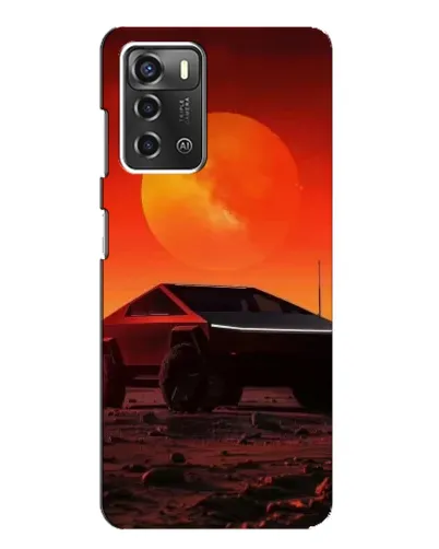 Чохол для ZTE Blade A52 з картинкою «Cybertruck на Марсі»