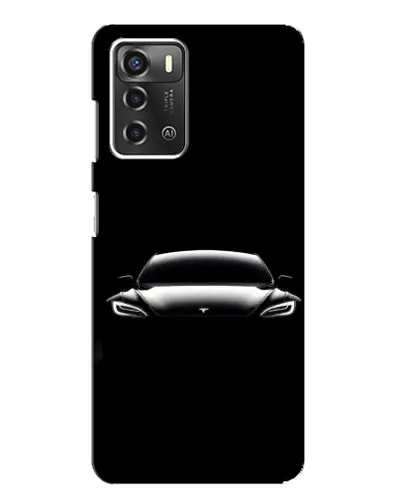 Чохол для ZTE Blade A52 з картинкою «Фари Tesla Night»