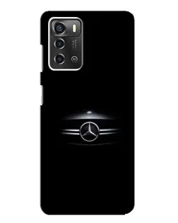 Чохол для ZTE Blade A52 з картинкою «Mercedes — абстрактні лінії»