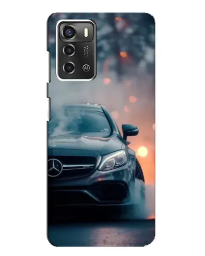 Чохол для ZTE Blade A52 з картинкою «Mercedes — нічне місто»