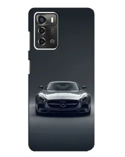 Чохол для ZTE Blade A52 з картинкою «Mercedes на чорному»