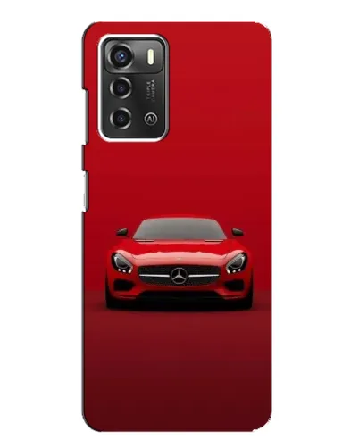 Чохол для ZTE Blade A52 з картинкою «Червоний Mercedes AMG»