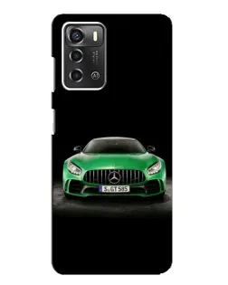 Чохол для ZTE Blade A52 з картинкою «Mercedes — неоновий лого»