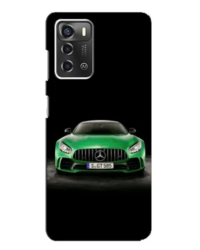 Чохол для ZTE Blade A52 з картинкою «Mercedes — неоновий лого»