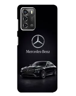 Чохол для ZTE Blade A52 з картинкою «Mercedes — решітка радіатора»