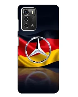 Чохол для ZTE Blade A52 з картинкою «Mercedes — прапор Німеччини»