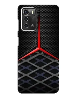Чохол для ZTE Blade A52 з картинкою «Mercedes Carbon Grid»